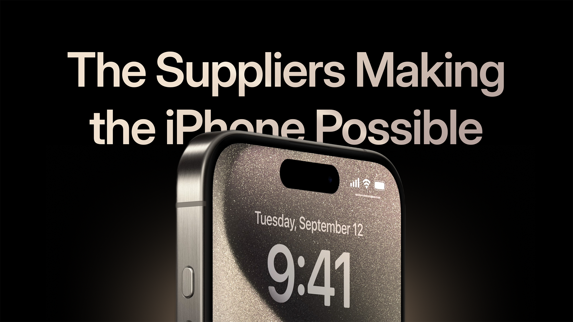 The suppliers making the iPhone possible