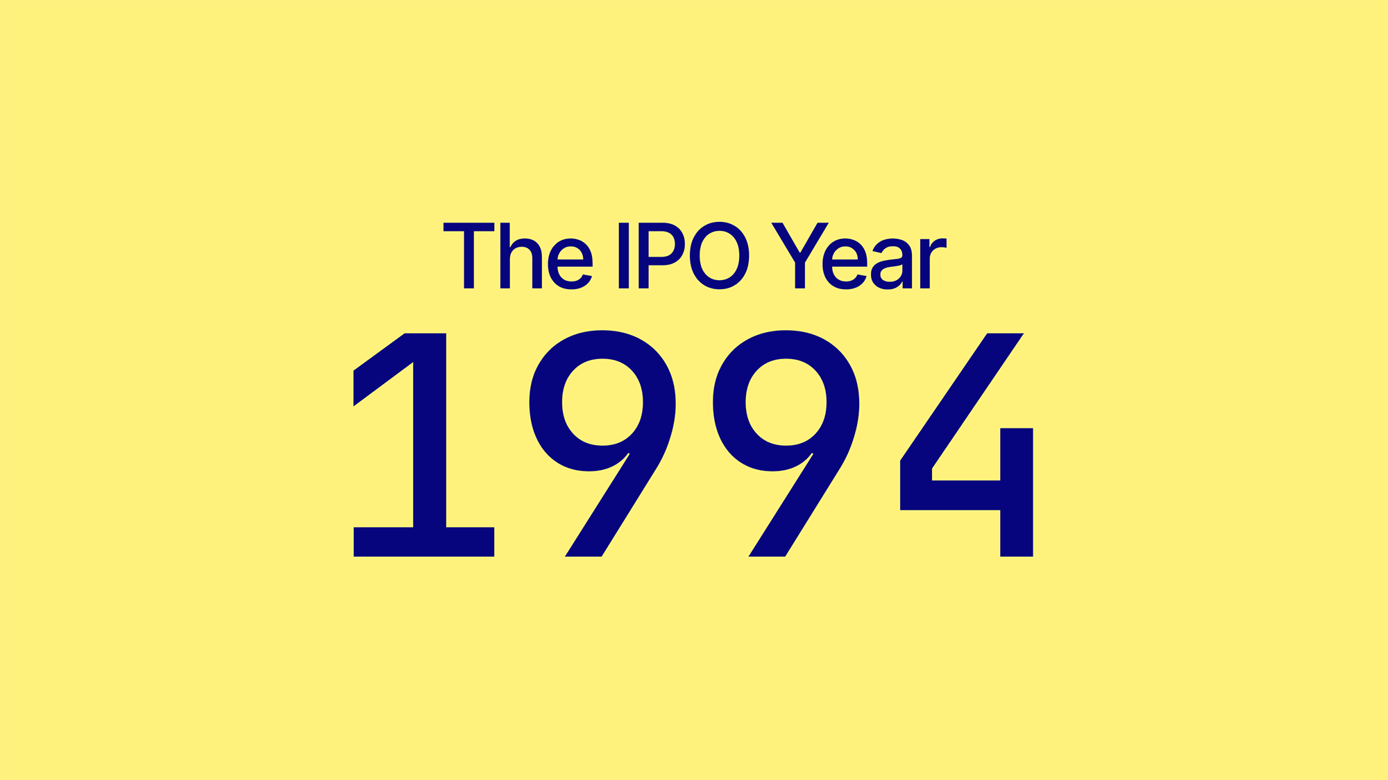 The IPO Year 1994