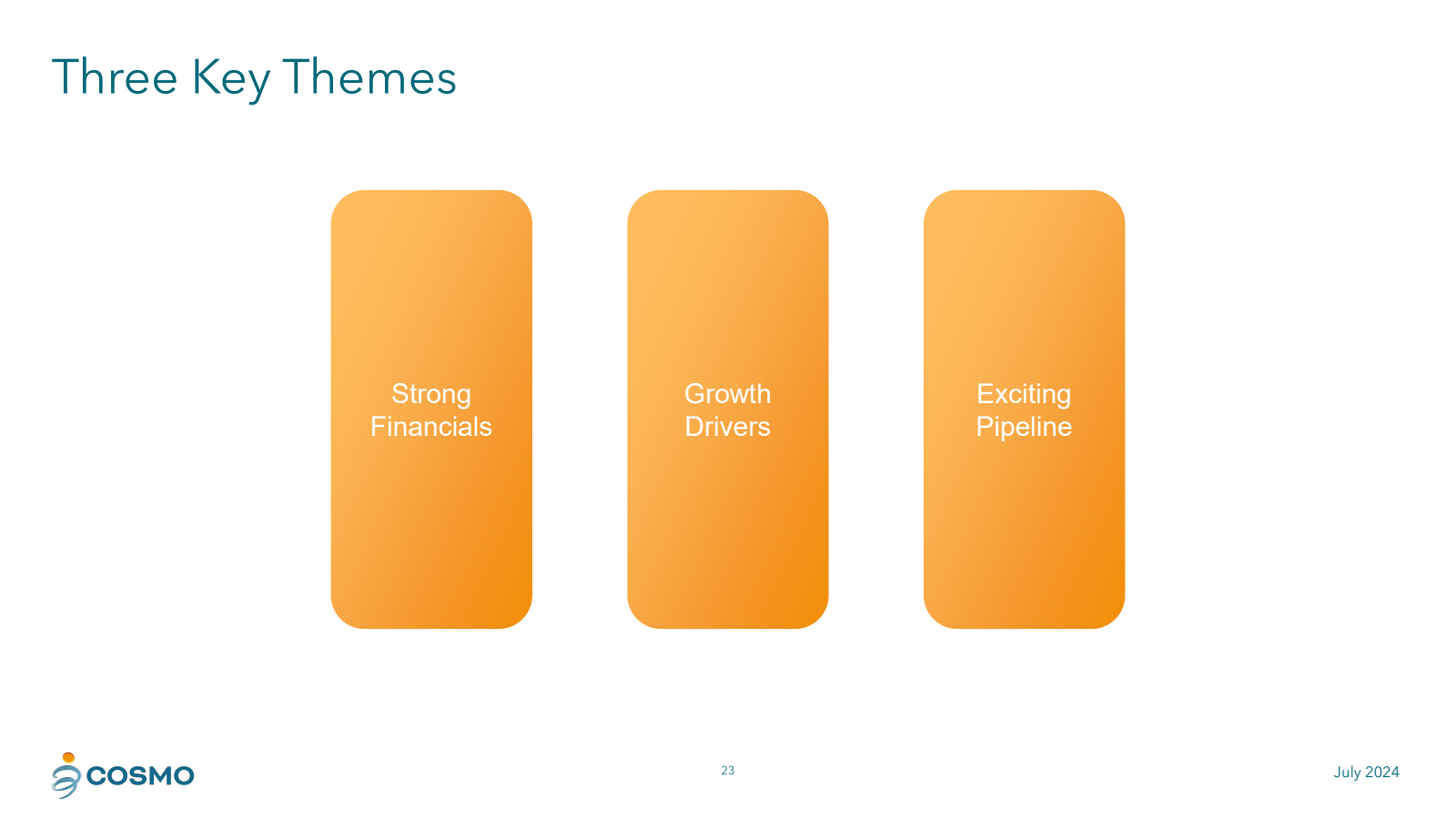 Three Key Themes 

S