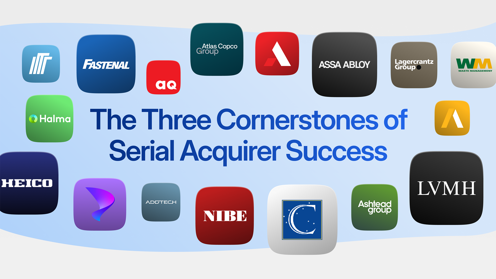 The Three Cornerstones of Serial Acquirer Success