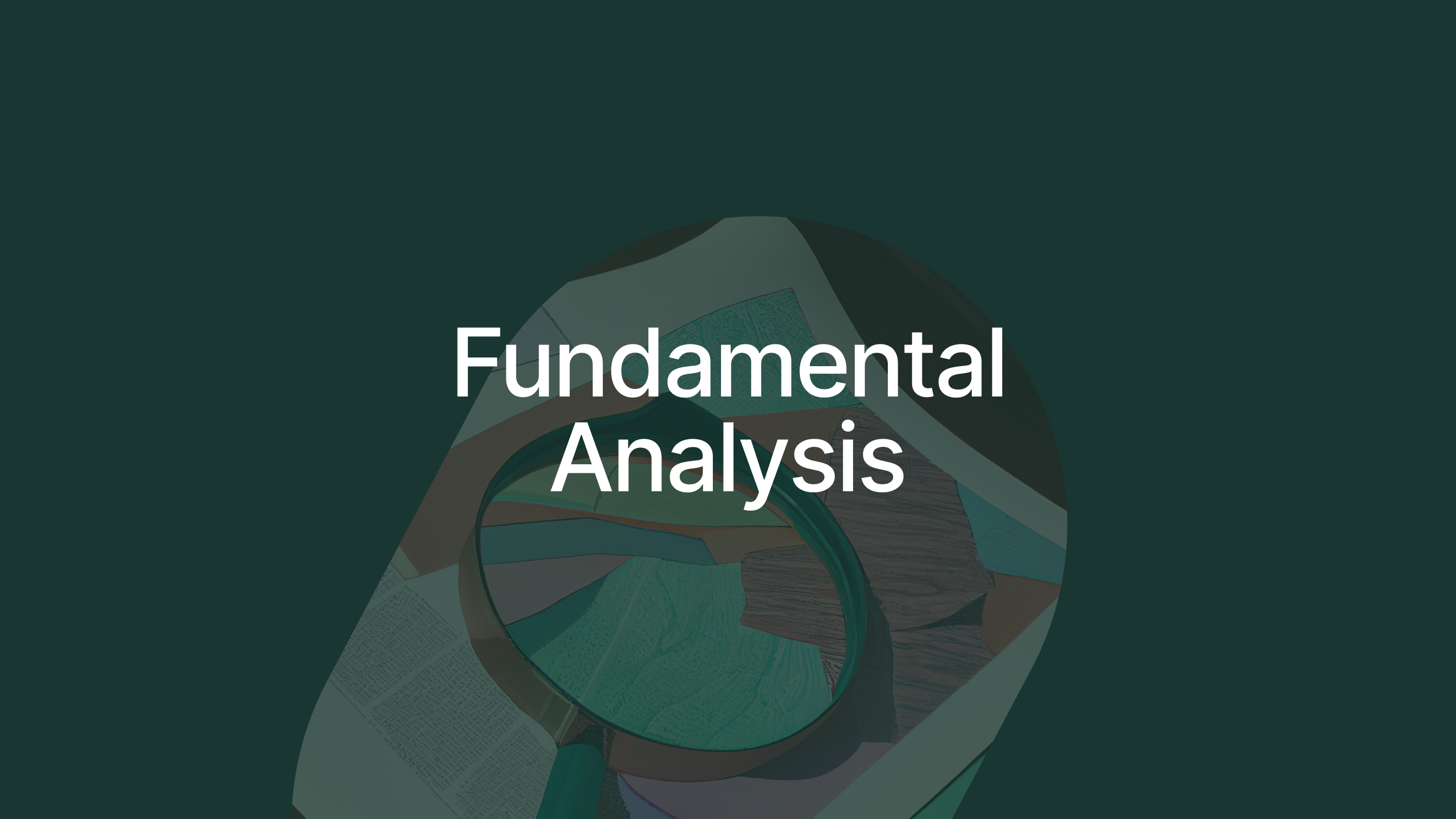 Fundamental analysis - a commonly used method when picking stocks