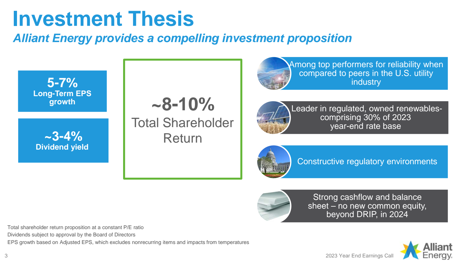 Investment Thesis 
A