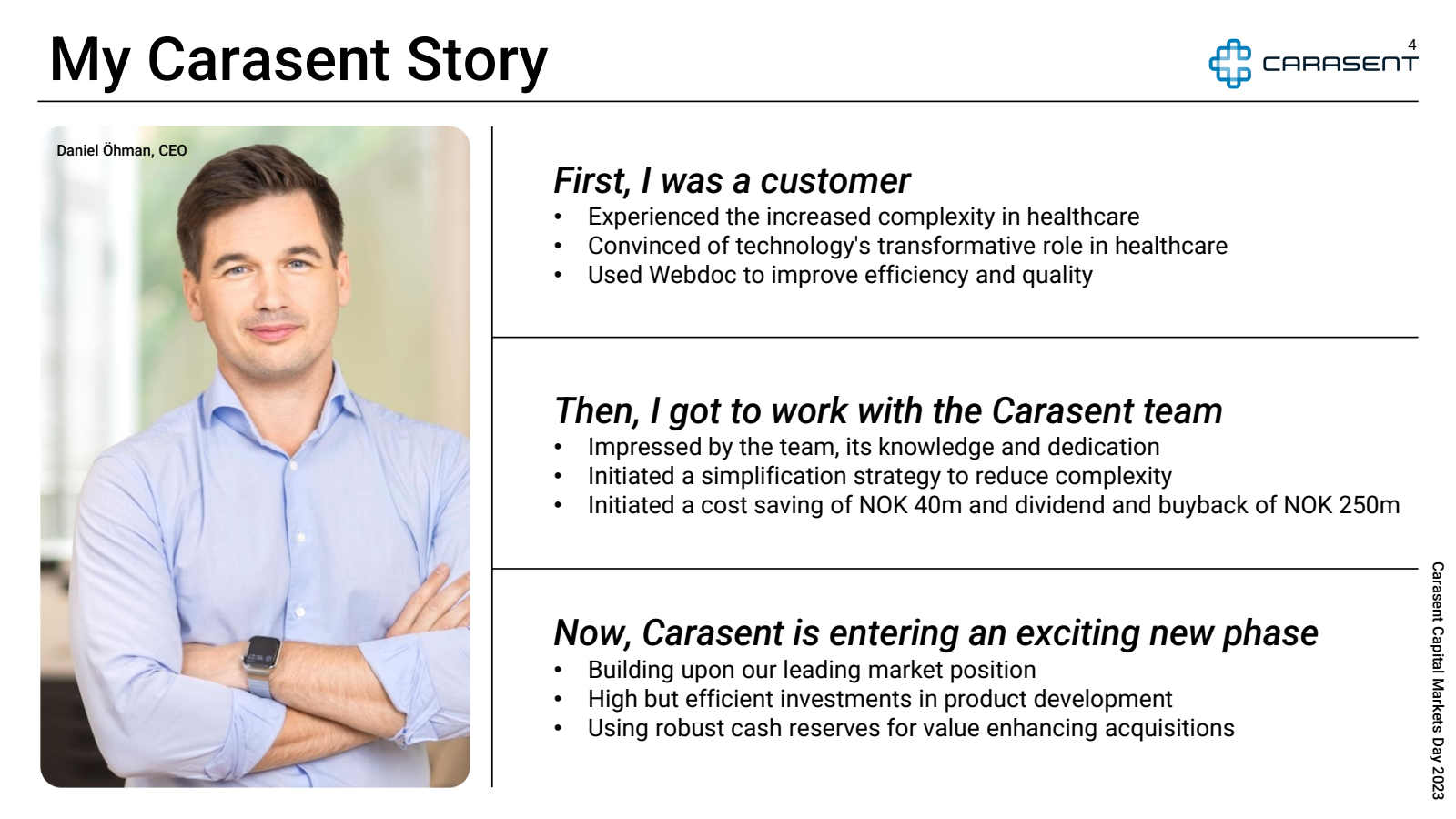 My Carasent Story 

