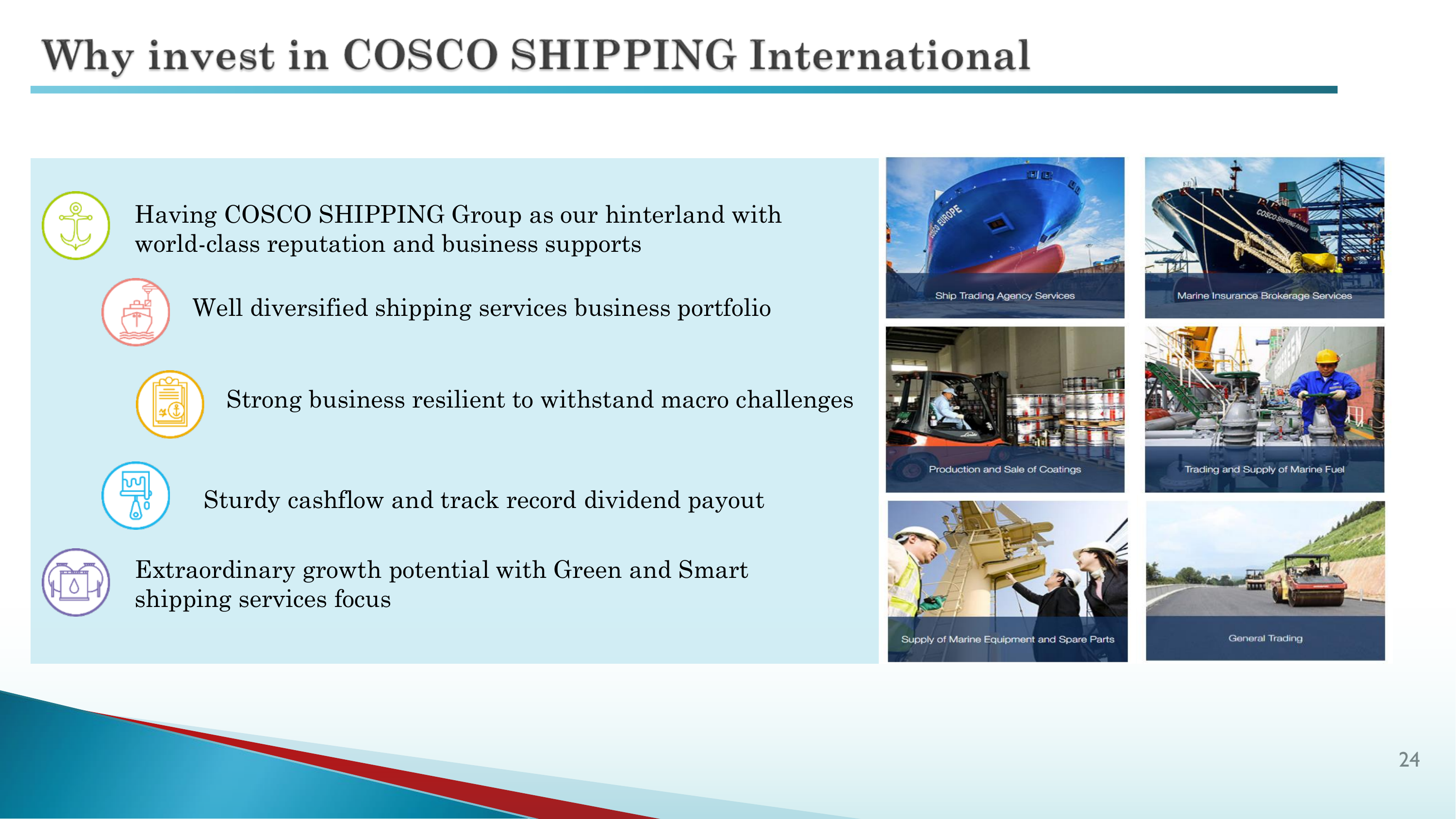 Why invest in COSCO 
