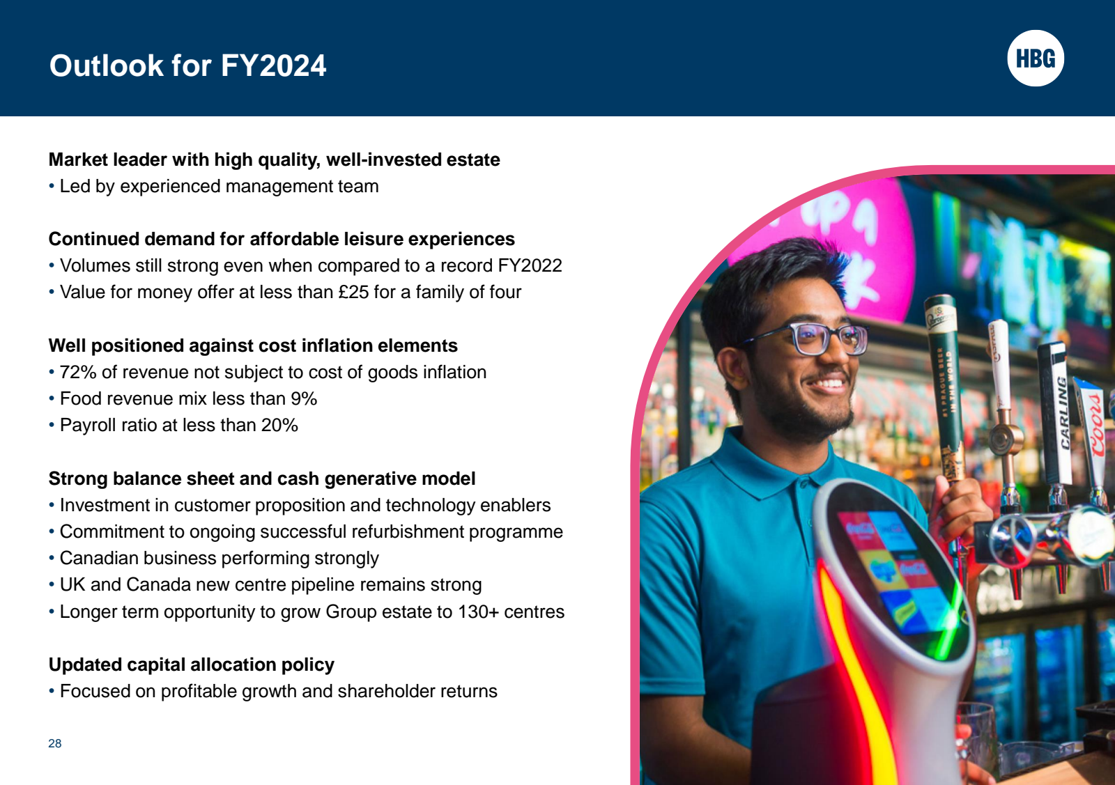 Outlook for FY2024 
