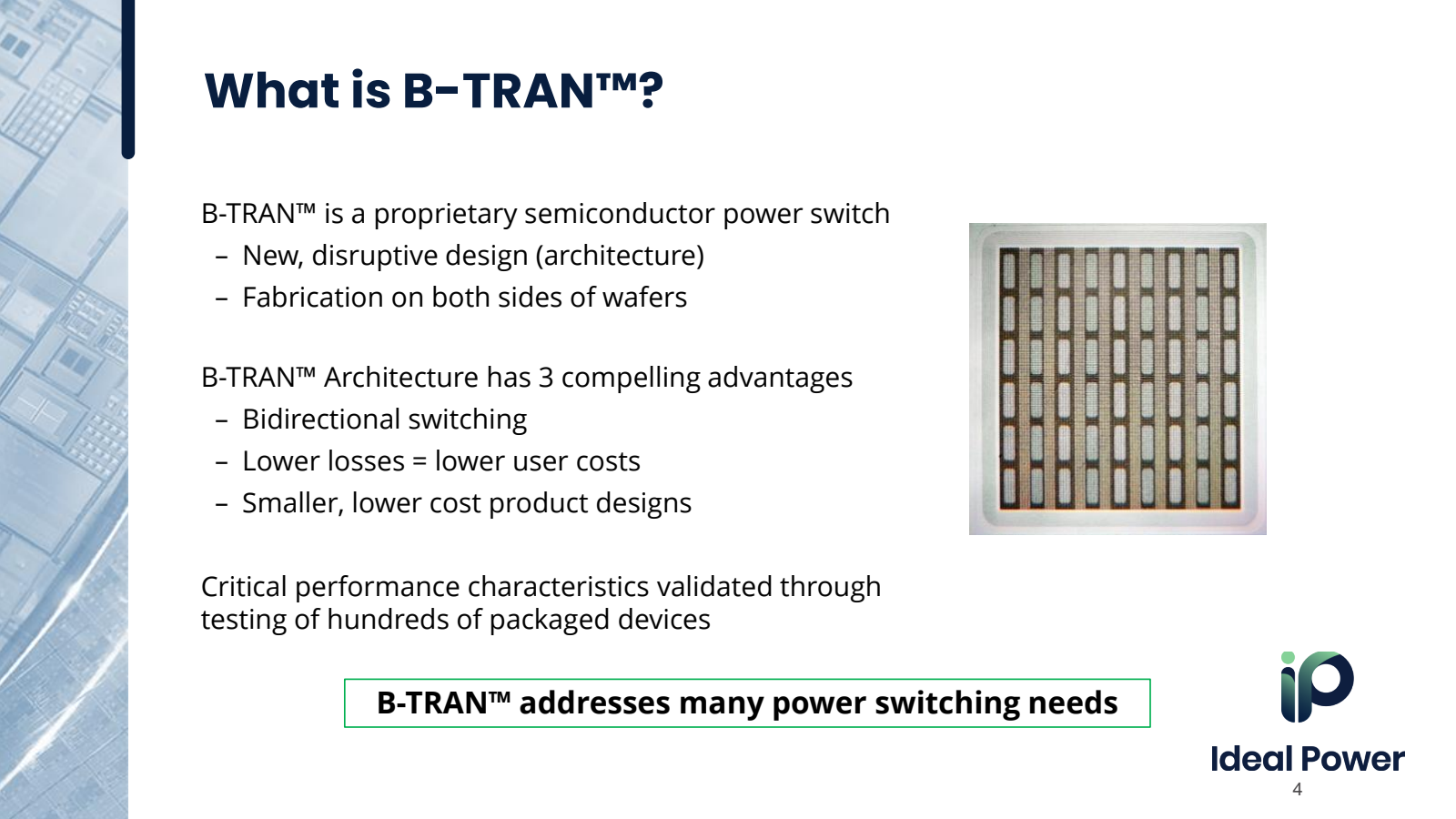 What is B - TRAN ™ ?