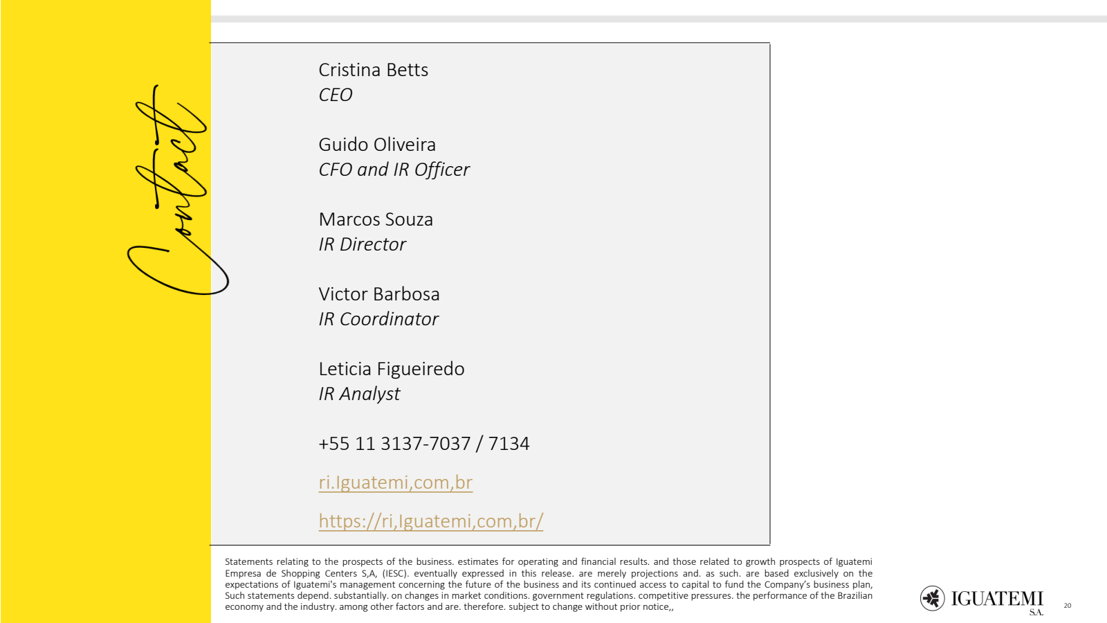 Contact 

Cristina B