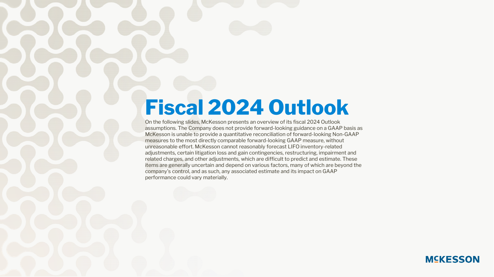 Fiscal 2024 Outlook 