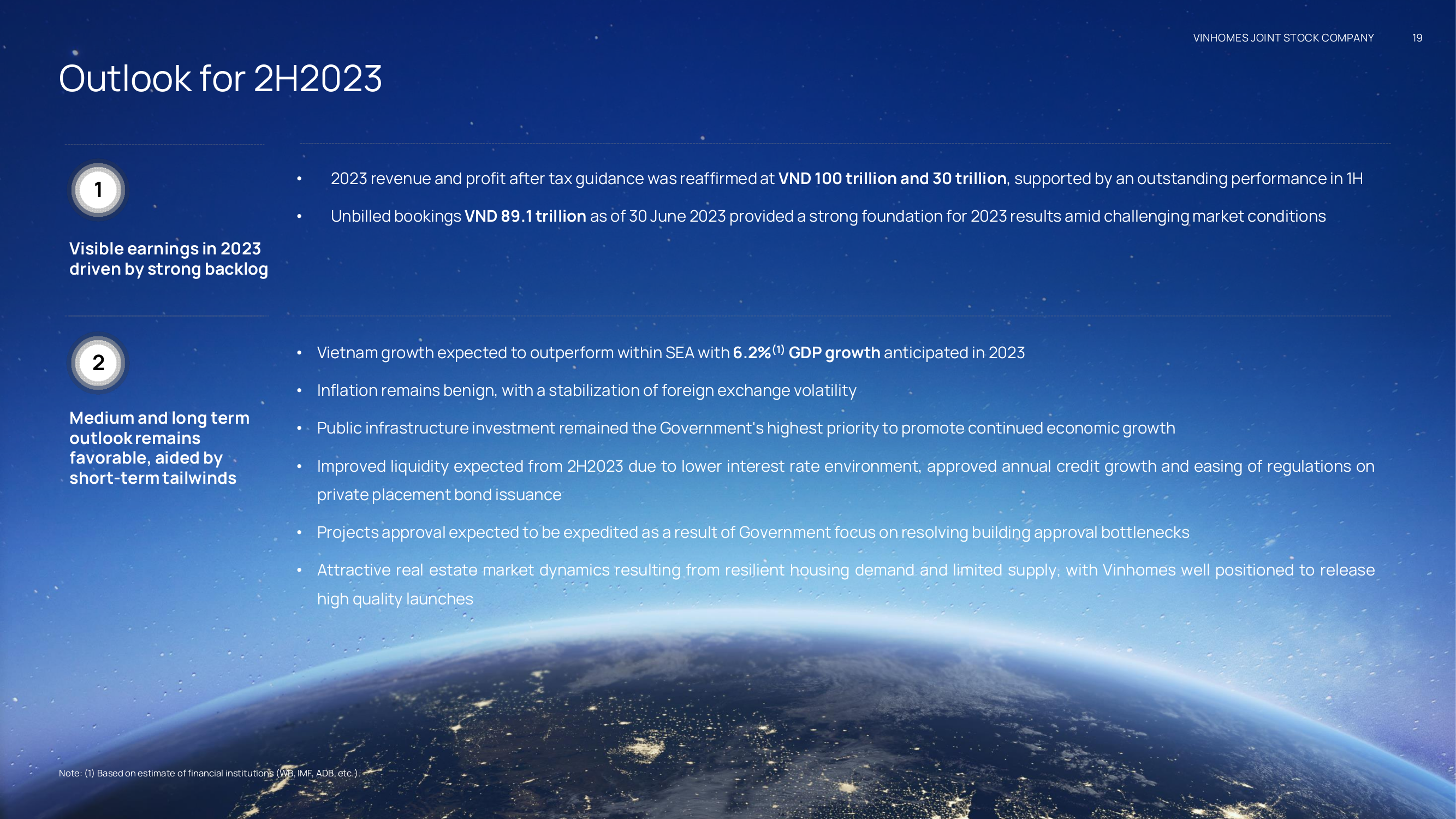 Outlook for 2H2023 
